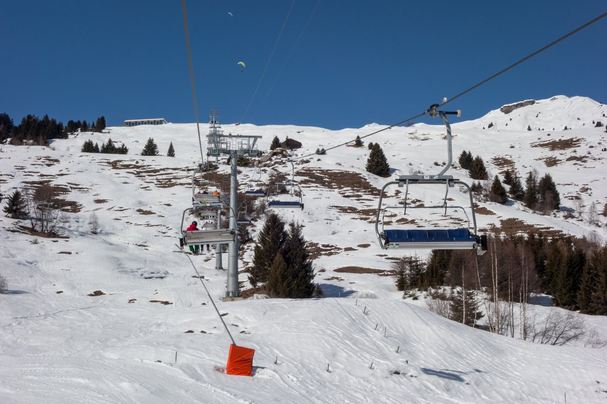 Sesselbahn Vella-Triel, Februar 2018