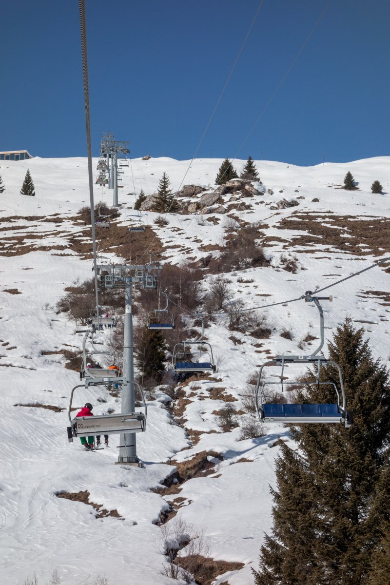 Sesselbahn Vella-Triel, Februar 2018