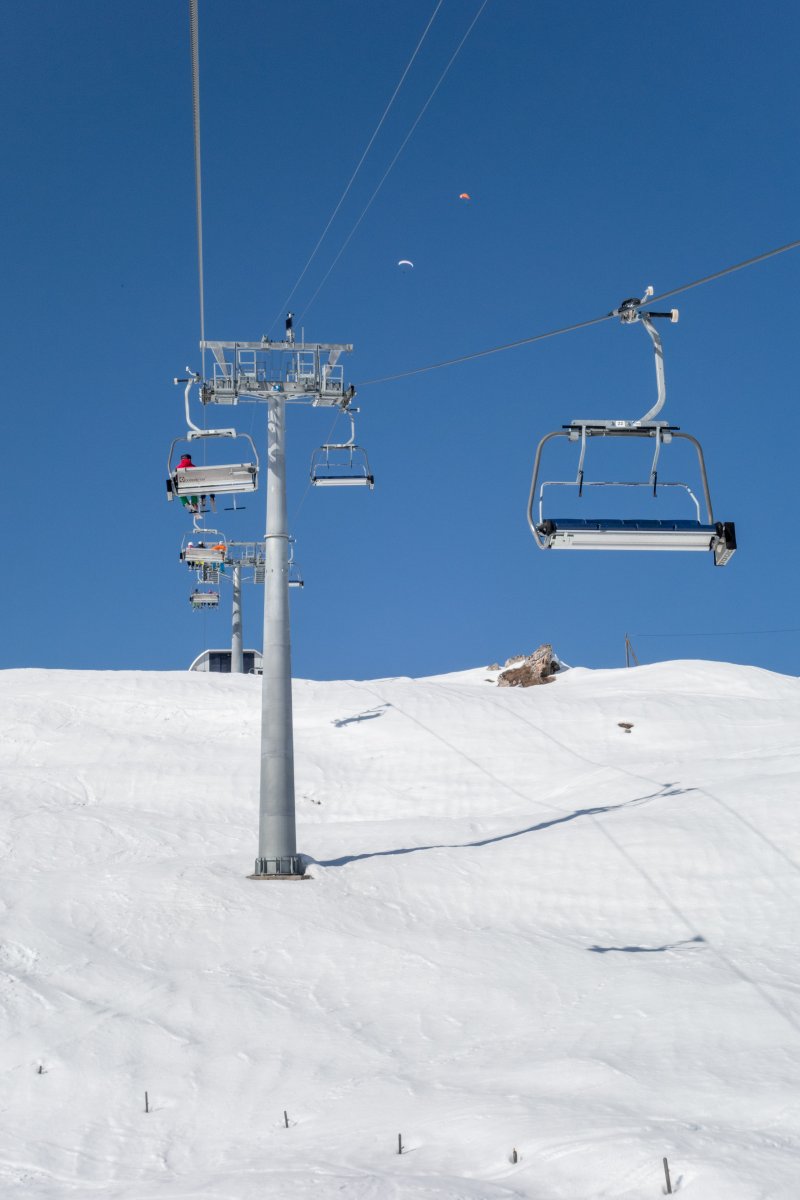 Sesselbahn Vella-Triel, Februar 2018