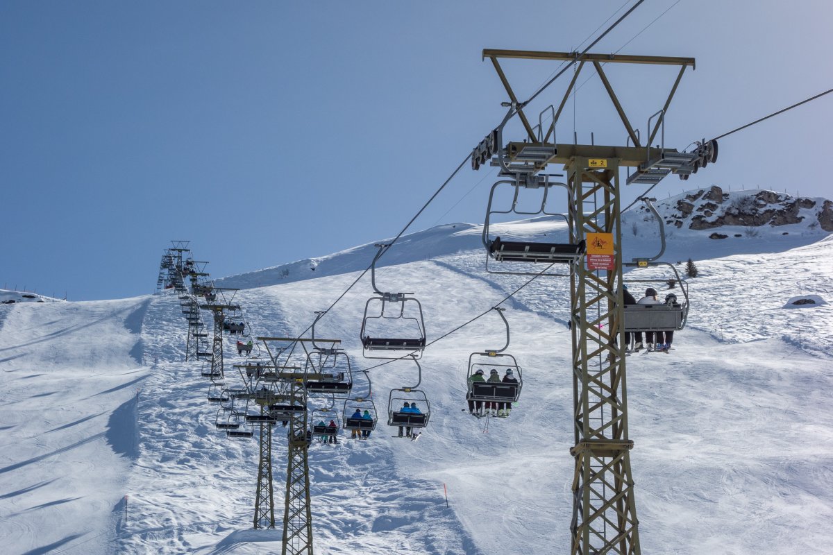Sesselbahn Kartitscha-Stein, Februar 2018