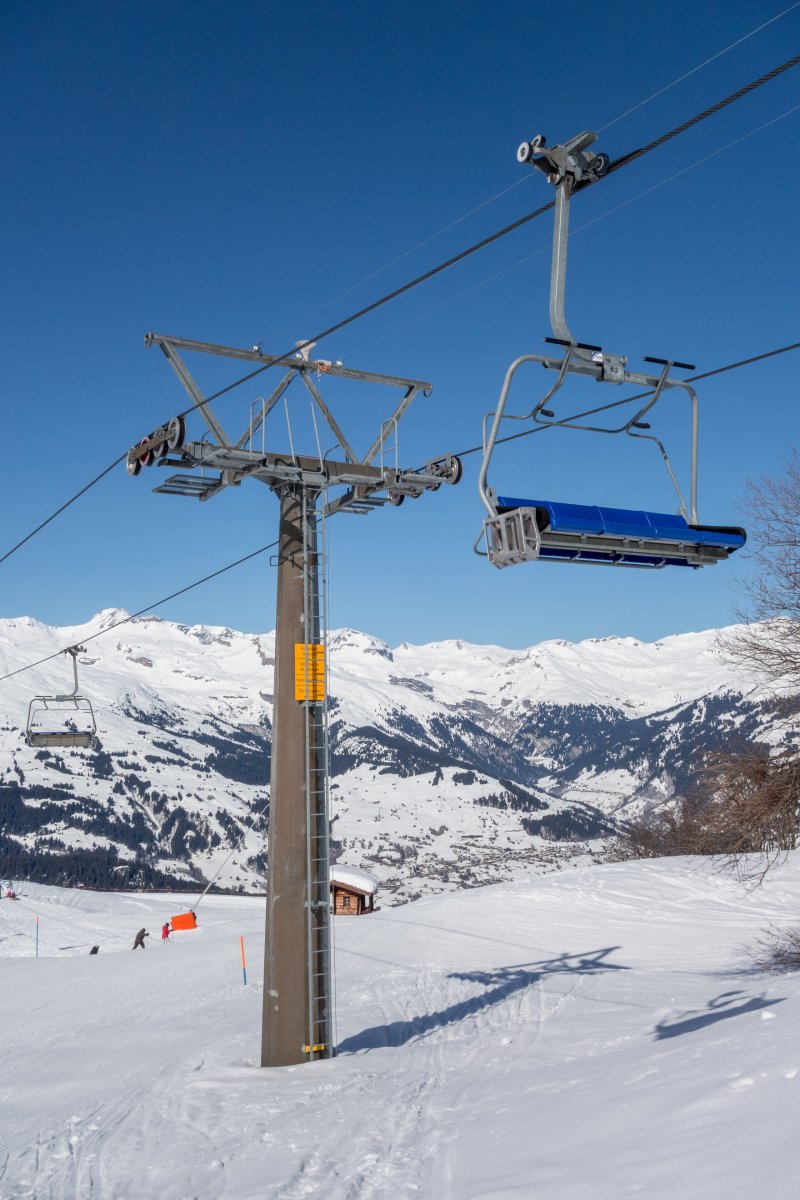 Sesselbahn Meierhof-Kartitscha, Februar 2018