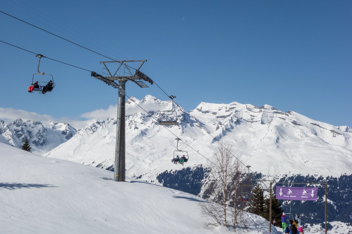 Sesselbahn Meierhof-Kartitscha, Februar 2018