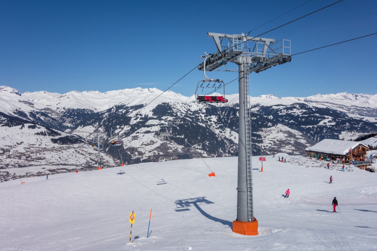 Sesselbahn Misanenga-Untermatt, Februar 2018