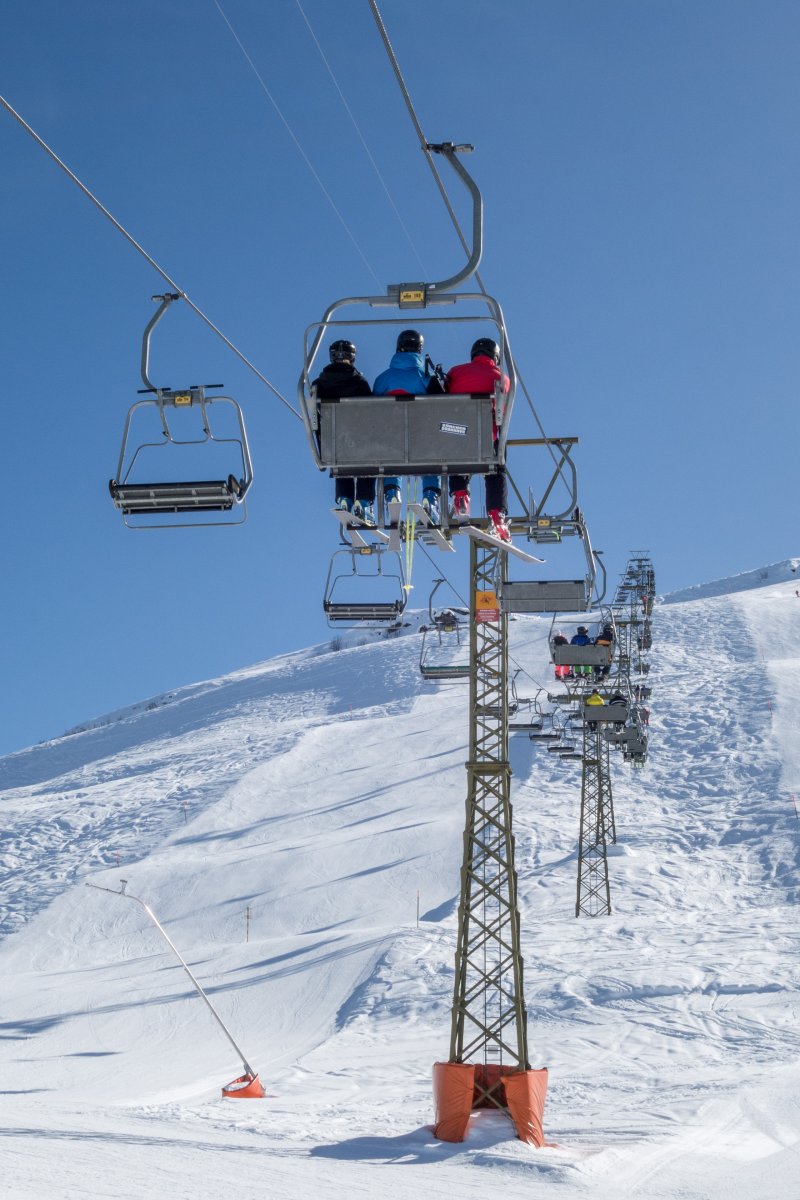 Sesselbahn Kartitscha-Stein, Februar 2018