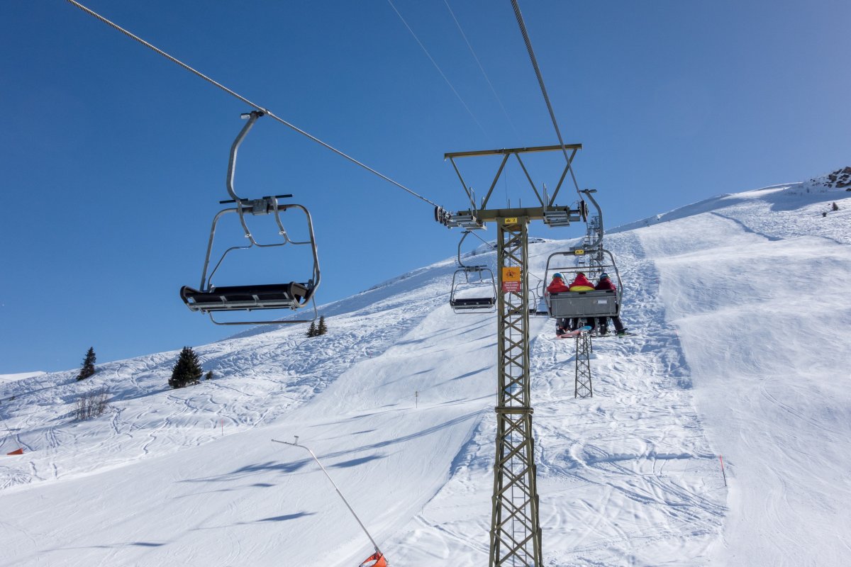 Sesselbahn Kartitscha-Stein, Februar 2018