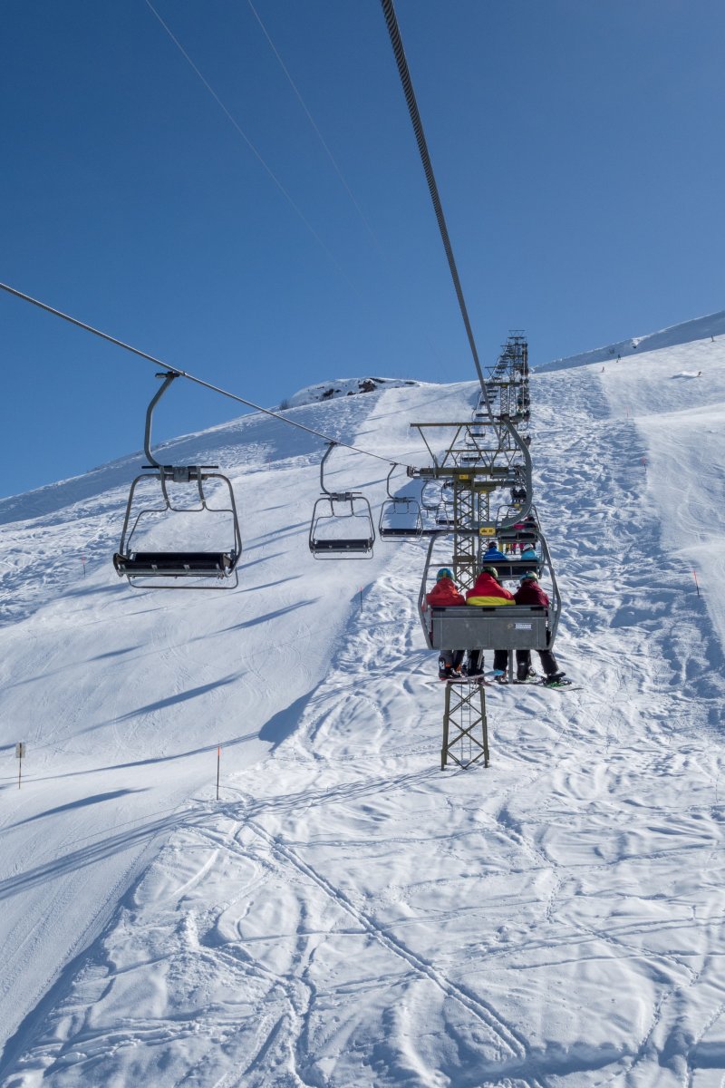 Sesselbahn Kartitscha-Stein, Februar 2018