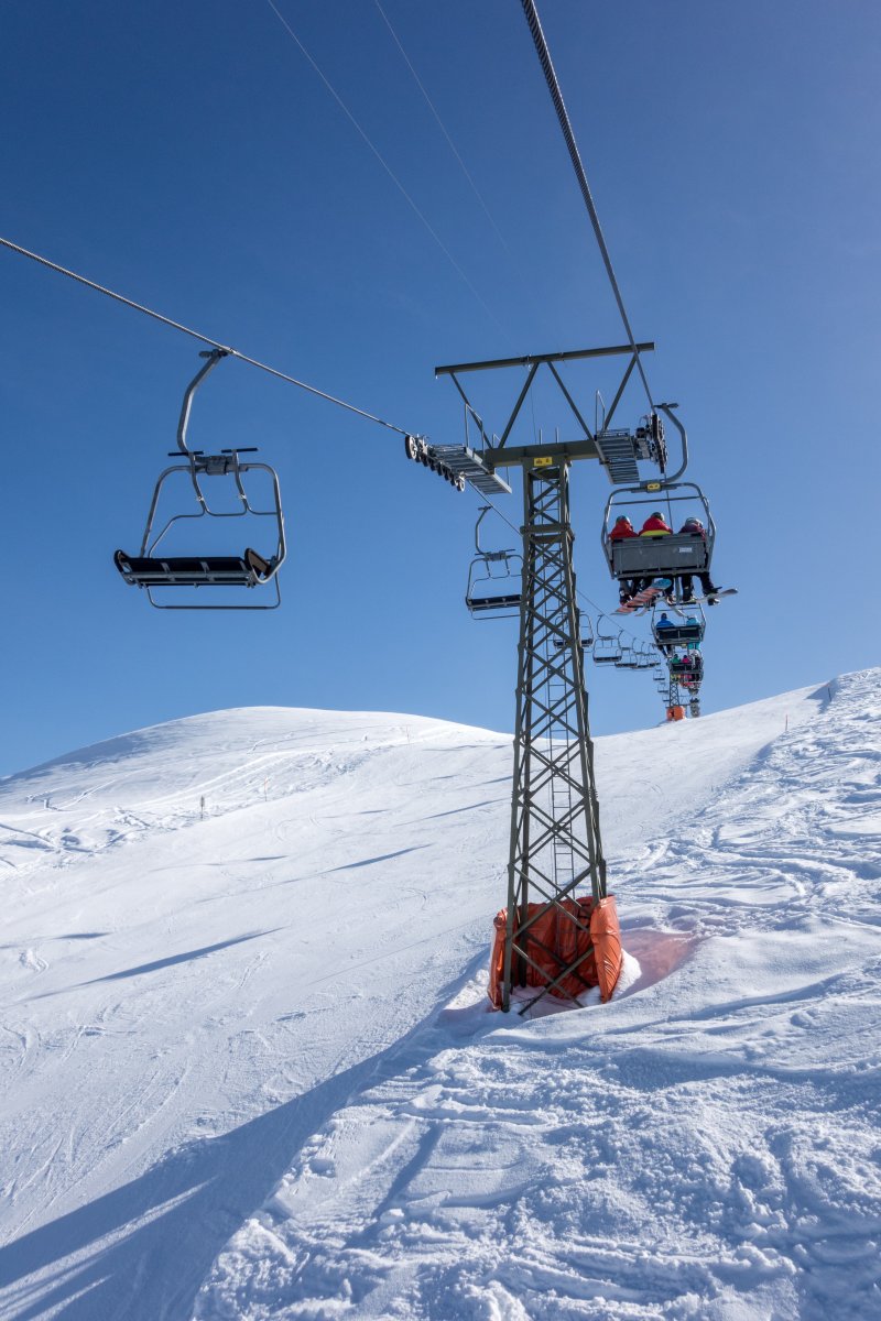 Sesselbahn Kartitscha-Stein, Februar 2018