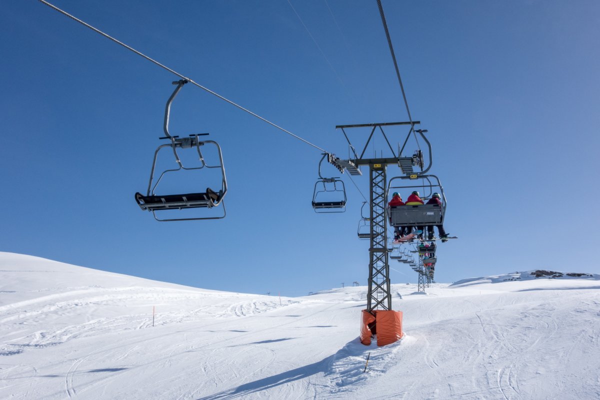 Sesselbahn Kartitscha-Stein, Februar 2018