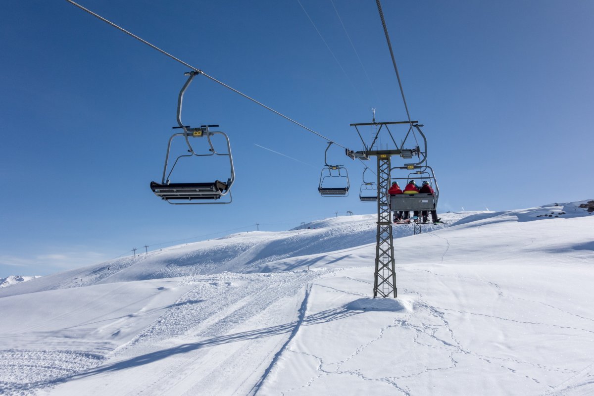 Sesselbahn Kartitscha-Stein, Februar 2018
