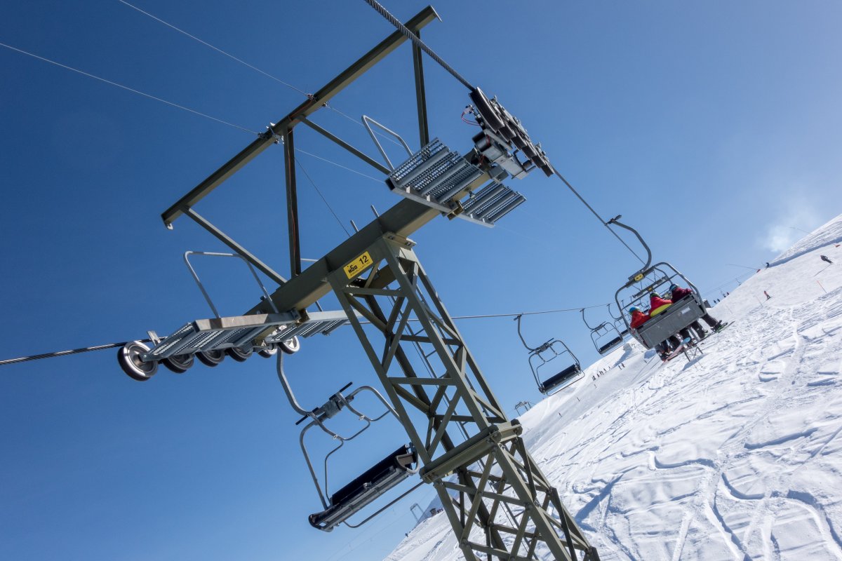 Sesselbahn Kartitscha-Stein, Februar 2018