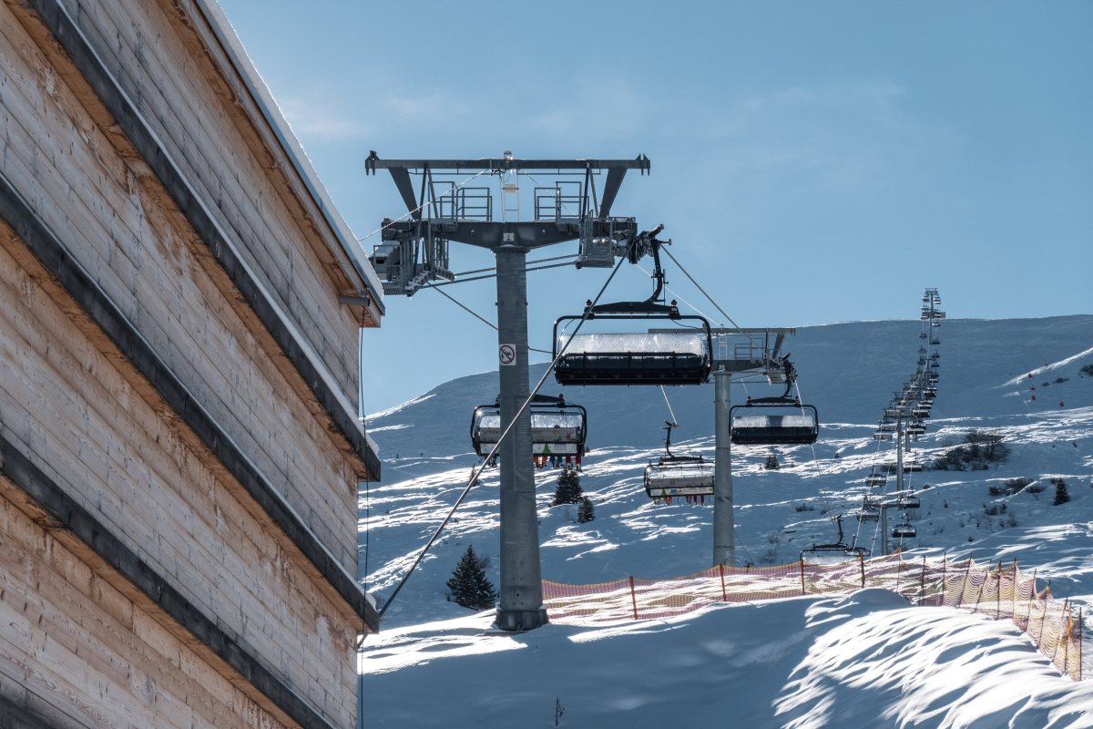 Sesselbahn Untermatt-Stein, Januar 2022