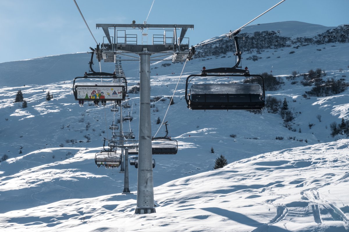 Sesselbahn Untermatt-Stein, Januar 2022