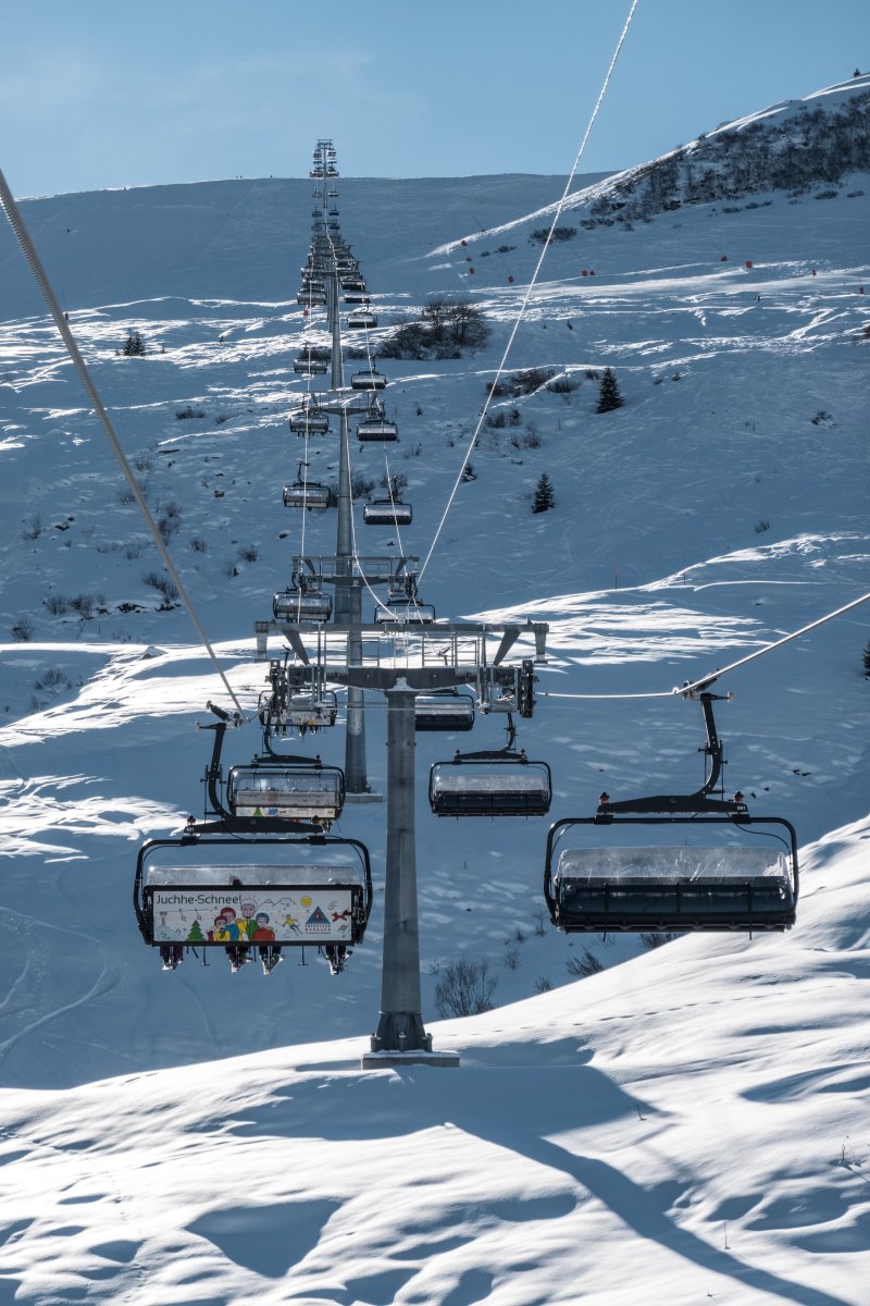 Sesselbahn Untermatt-Stein, Januar 2022