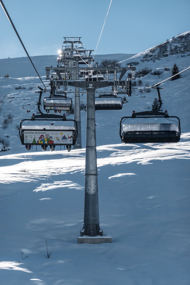 Sesselbahn Untermatt-Stein, Januar 2022