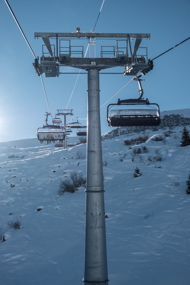 Sesselbahn Untermatt-Stein, Januar 2022