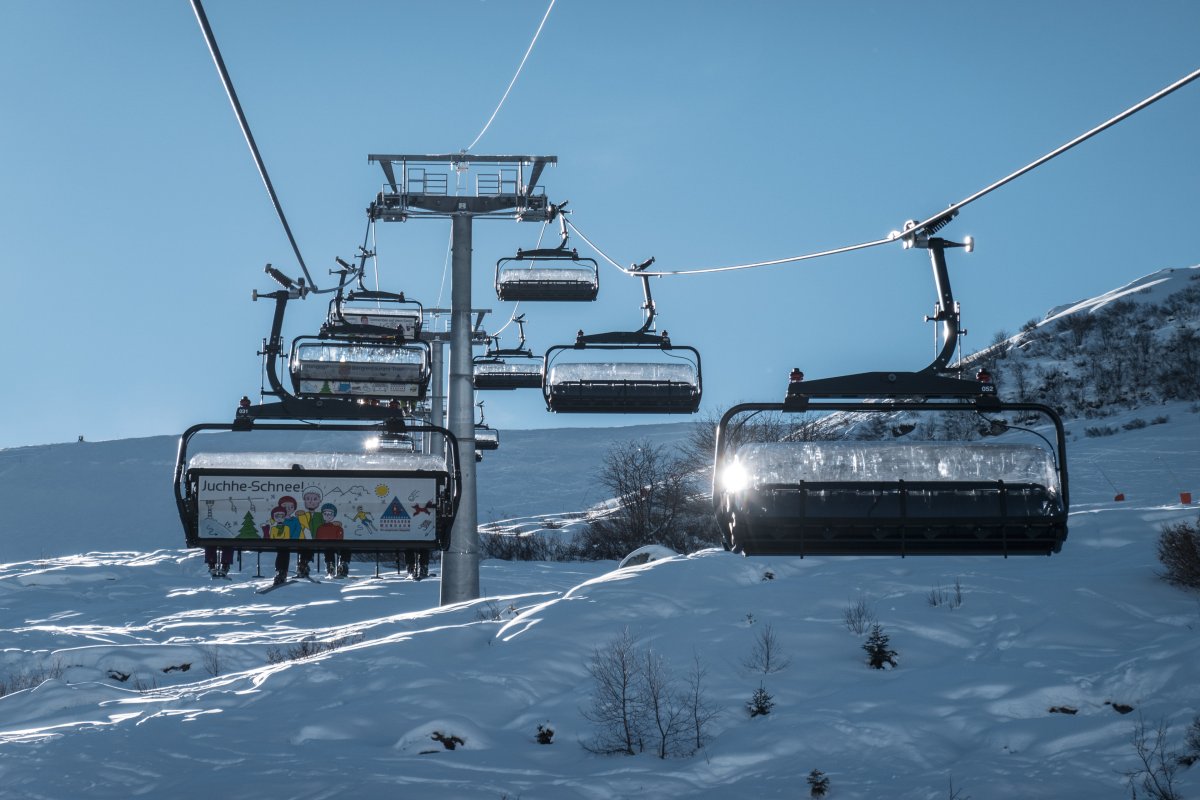 Sesselbahn Untermatt-Stein, Januar 2022