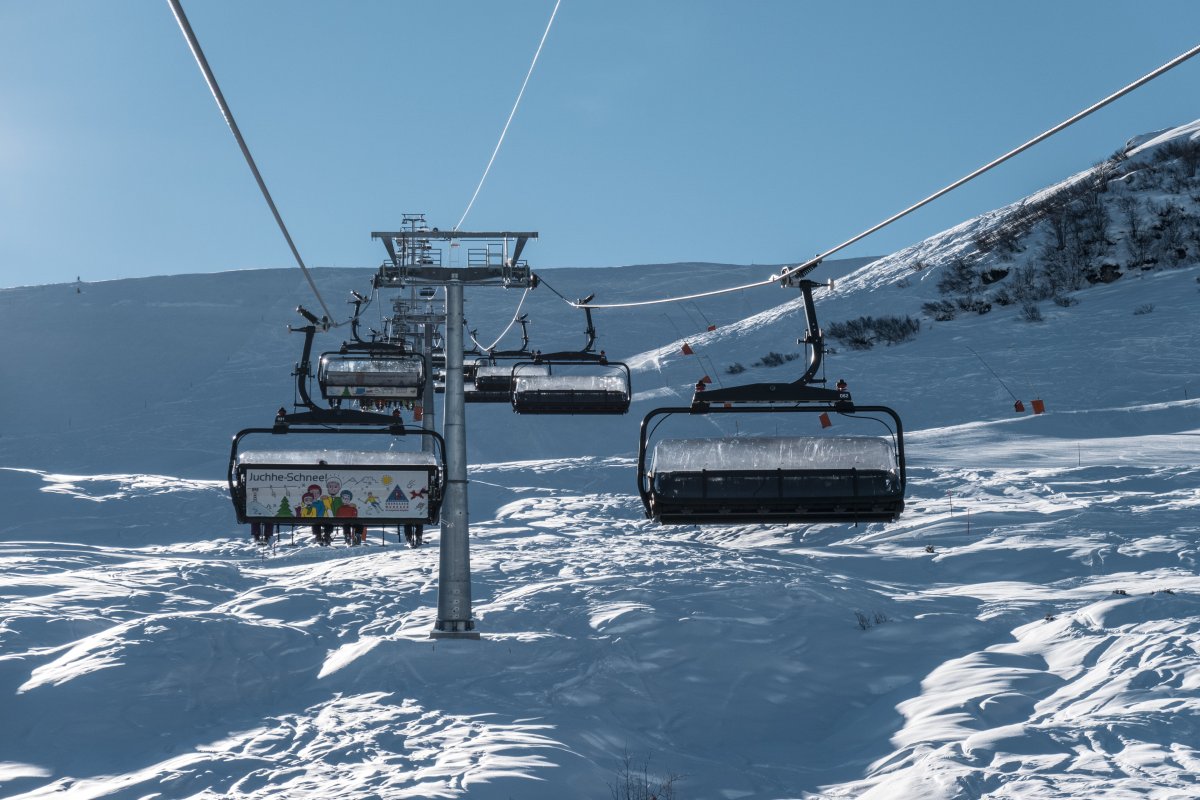 Sesselbahn Untermatt-Stein, Januar 2022