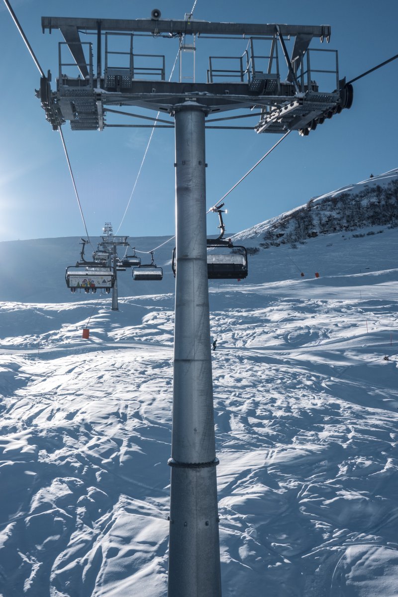 Sesselbahn Untermatt-Stein, Januar 2022