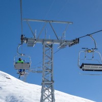 Sesselbahn Wali-Stein, Februar 2018