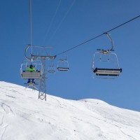 Sesselbahn Wali-Stein, Februar 2018