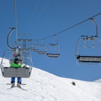 Sesselbahn Wali-Stein, Februar 2018