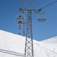 Sesselbahn Wali-Stein, Februar 2018