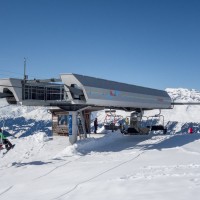 Bergstation der Sesselbahn Triel-Hitzeggen, Februar 2018