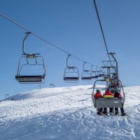 Sesselbahn Kartitscha-Stein, Februar 2018