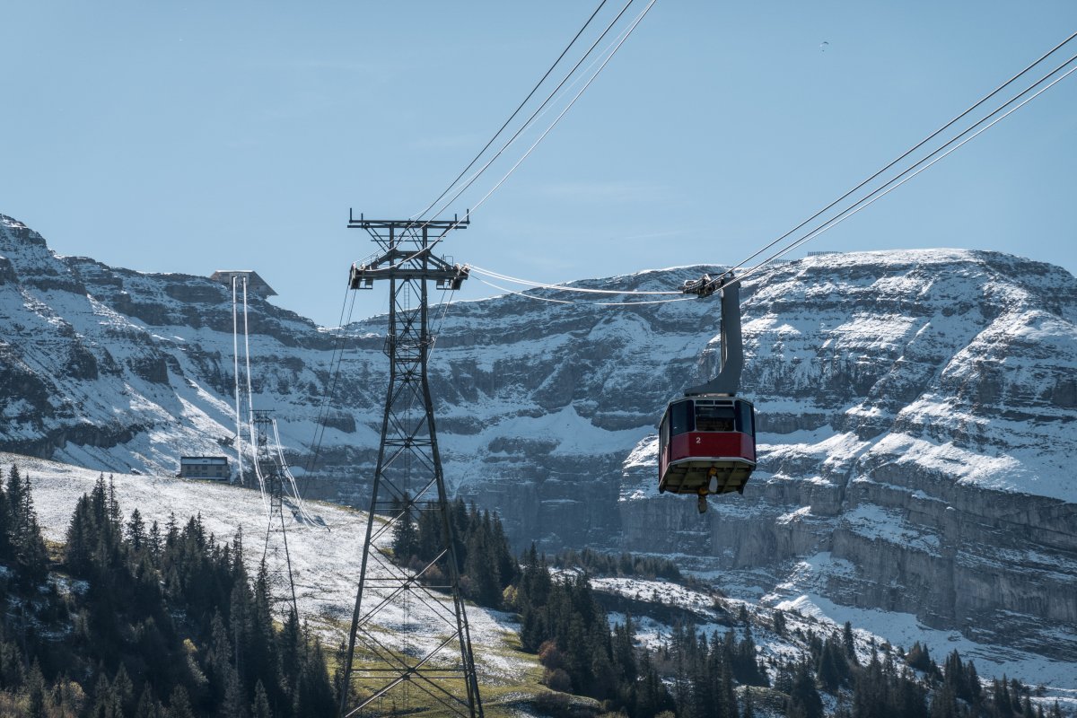 Luftseilbahn zum Chäserrugg