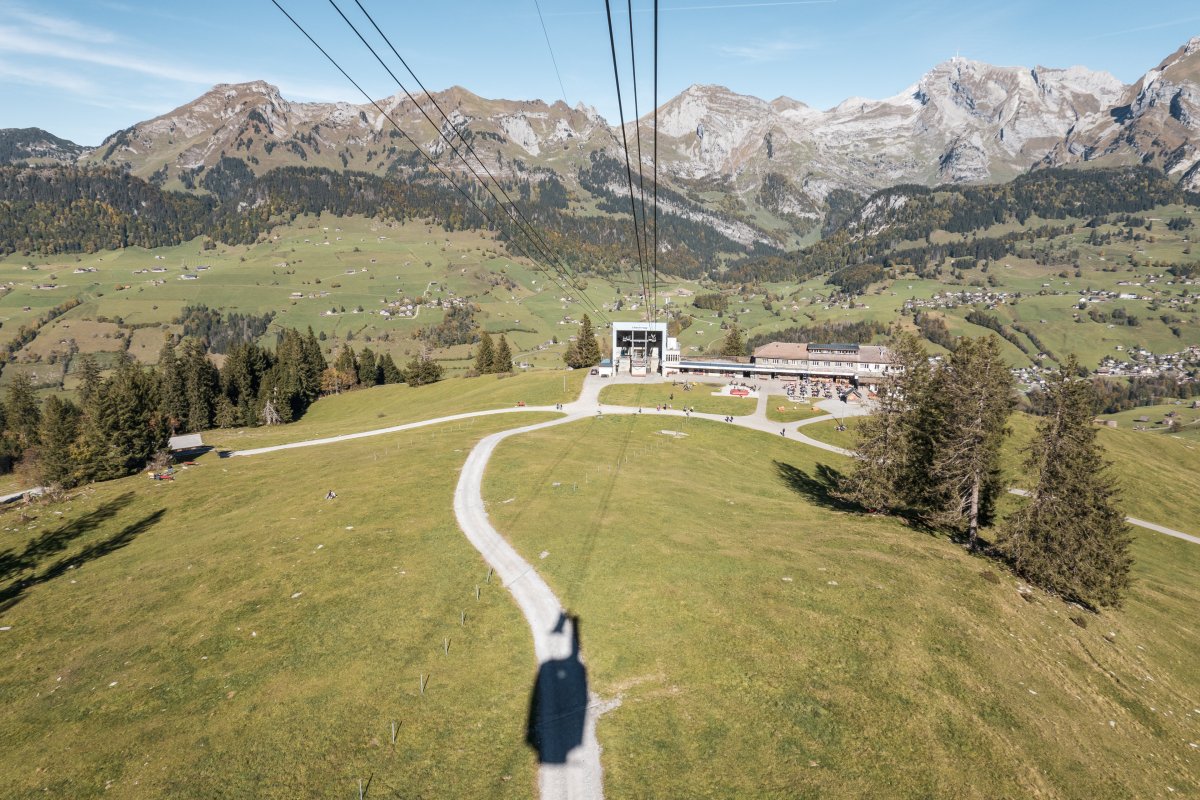Luftseilbahn Iltios-Chäserrugg, Oktober 2021
