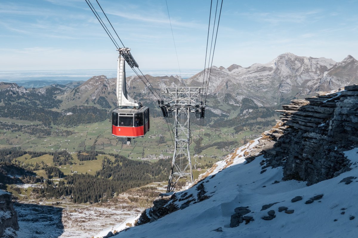 Chäserrugg-Seilbahn im Obertoggenburg