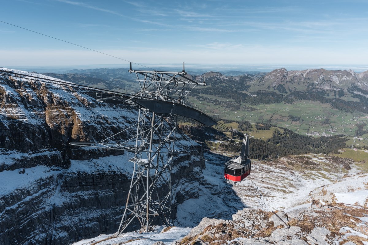 Luftseilbahn zum Chäserrugg