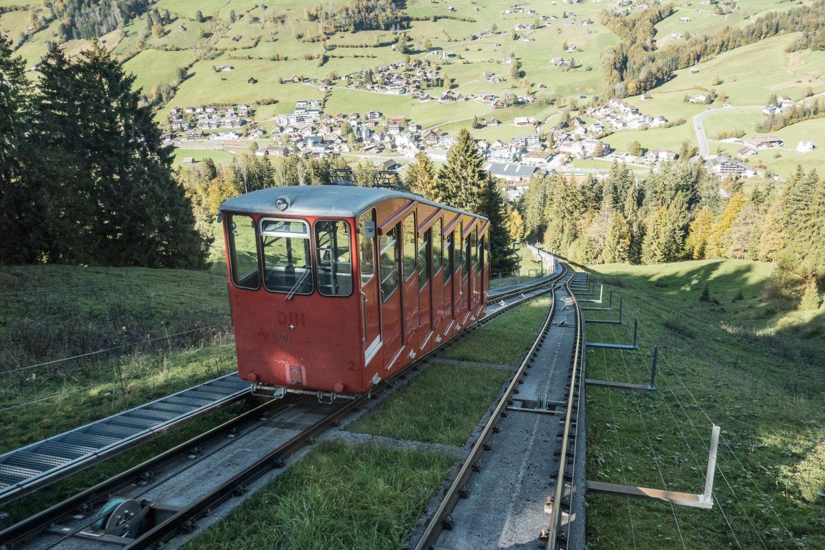 Standseilbahn Unterwasser - Iltios