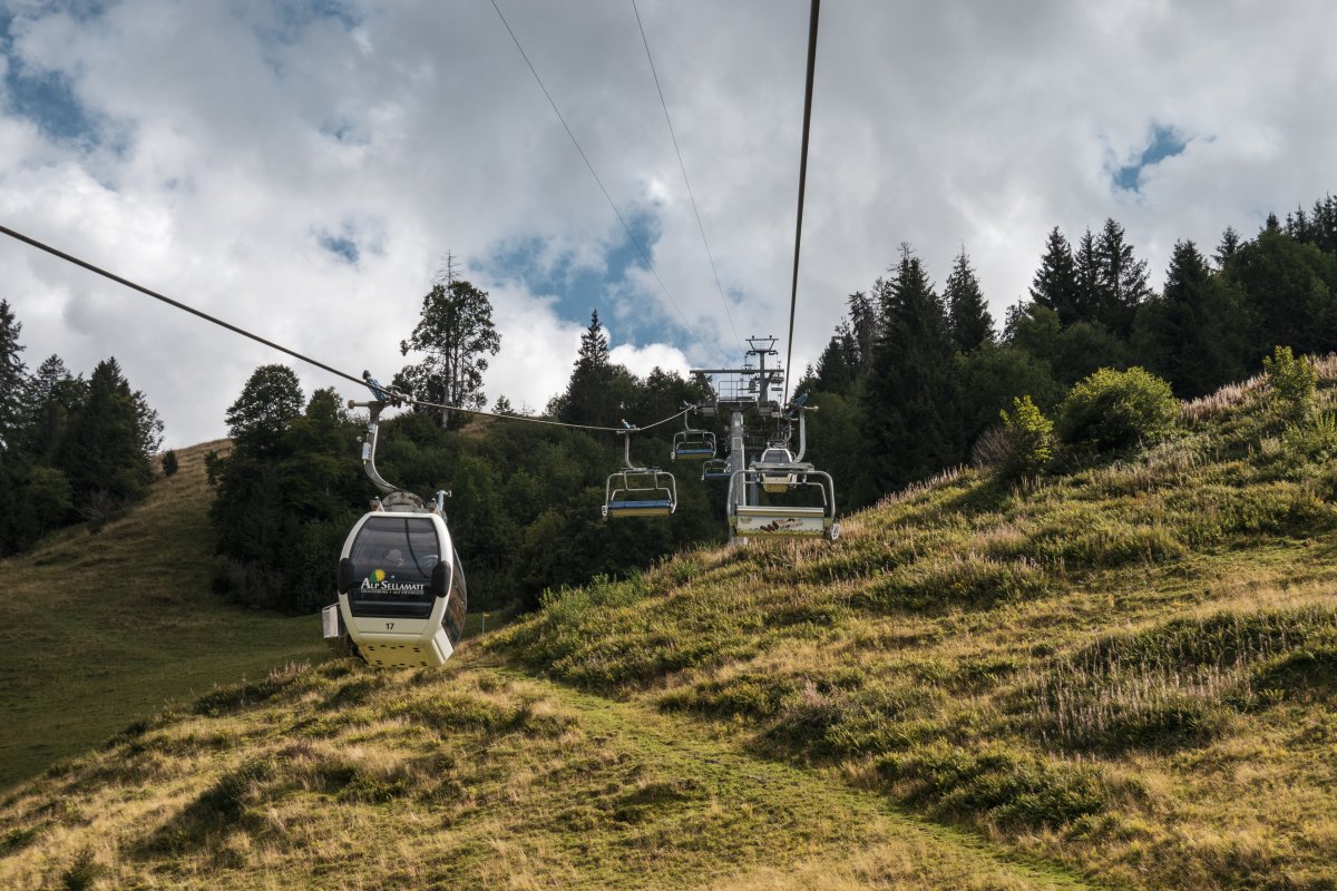 Kombibahn Alt St. Johann-Alp Sellamatt, September 2022