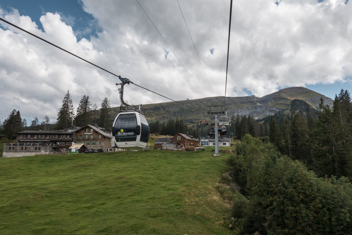 Kombibahn Alt St. Johann-Alp Sellamatt, September 2022