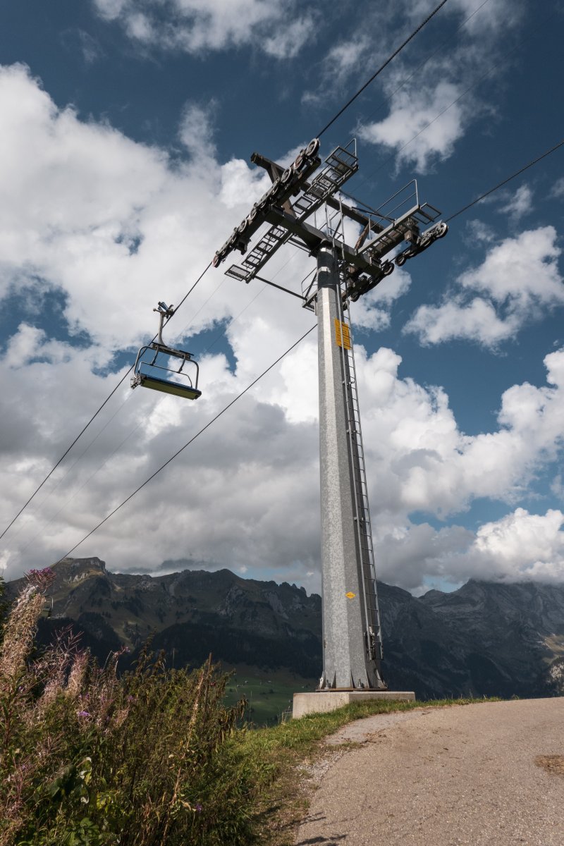 Kombibahn Alt St. Johann-Alp Sellamatt, September 2022