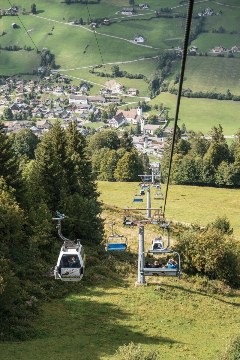 Kombibahn Alt St. Johann-Alp Sellamatt, September 2022