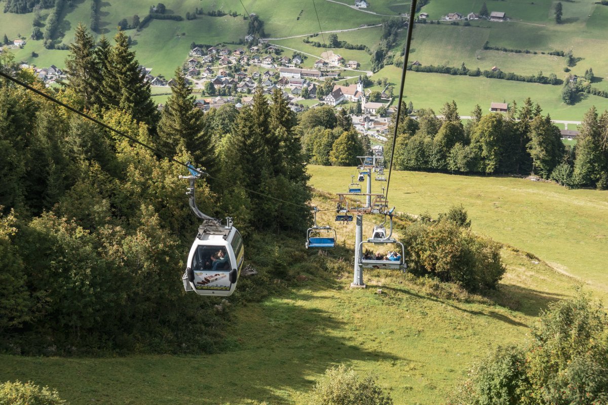 Kombibahn Alt St. Johann-Alp Sellamatt, September 2022