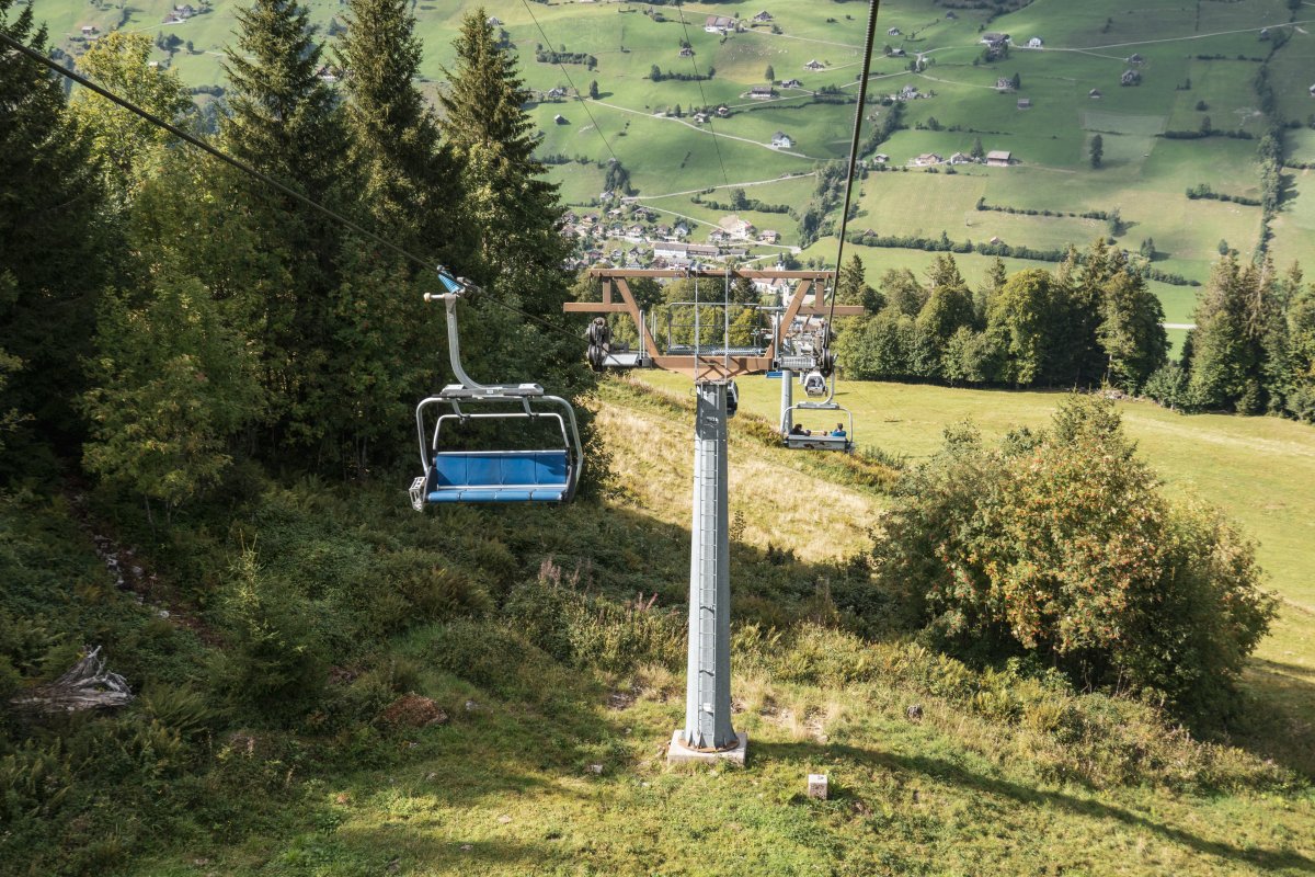 Kombibahn Alt St. Johann-Alp Sellamatt, September 2022