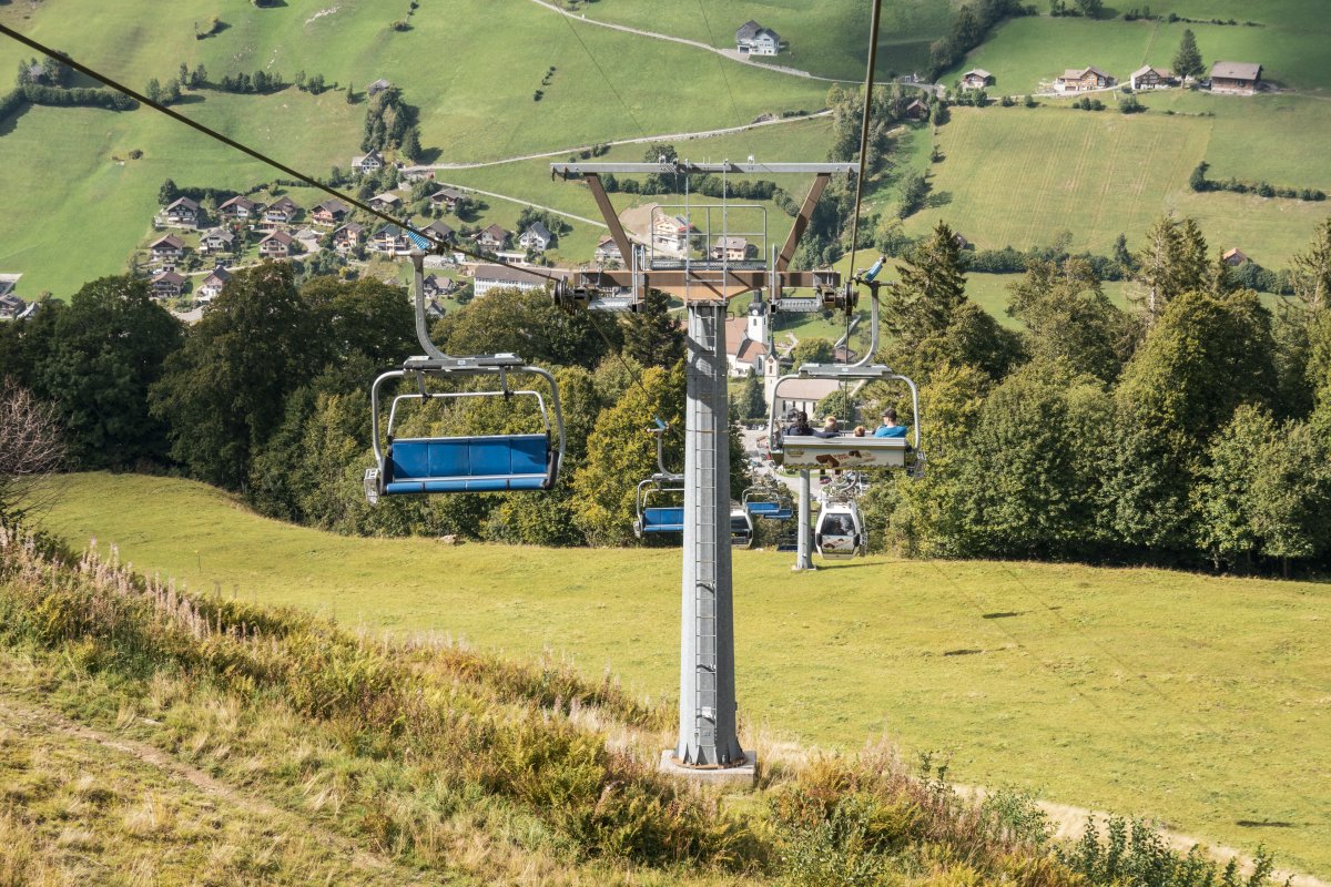 Kombibahn Alt St. Johann-Alp Sellamatt, September 2022