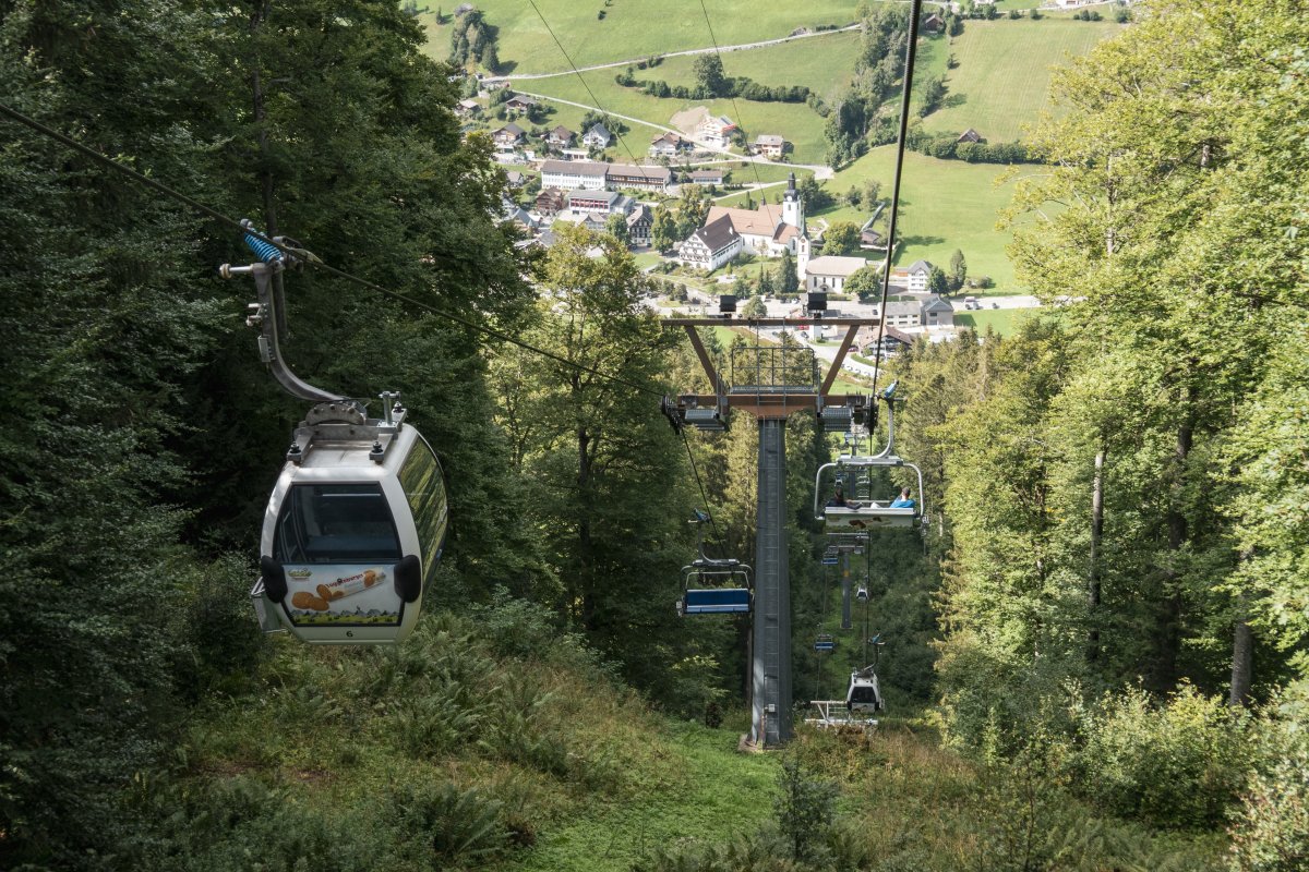 Kombibahn Alt St. Johann-Alp Sellamatt, September 2022