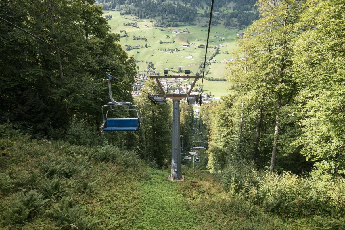 Kombibahn Alt St. Johann-Alp Sellamatt, September 2022