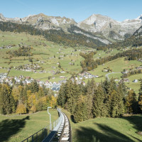 Standseilbahn Unterwasser-Iltios, Oktober 2021