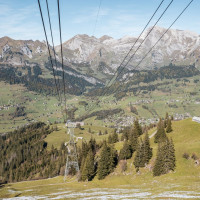 Luftseilbahn Iltios-Chäserrugg, Oktober 2021