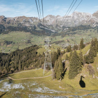 Luftseilbahn Iltios-Chäserrugg, Oktober 2021