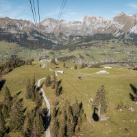 Luftseilbahn Iltios-Chäserrugg, Oktober 2021