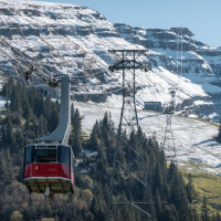 Luftseilbahn Iltios-Chäserrugg, Oktober 2021