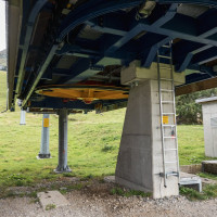 Talstation der Sesselbahn Alp Sellamatt-Ruestel, September 2022