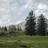 Bergstation des Schlepplifts Alp Sellamatt, September 2022