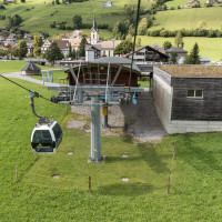 Talstation der Kombibahn Alt St. Johann-Alp Sellamatt, September 2022